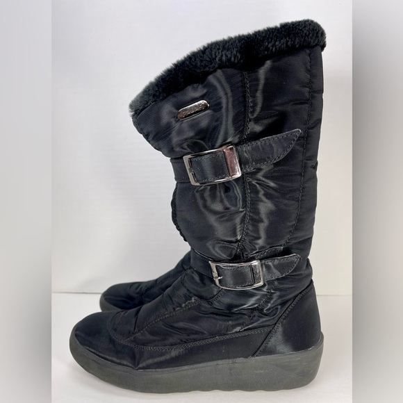 PAJAR Canada Women’s Thermal Winter Pull On Boots Size 38 (US 7) Black - Picture 1 of 16